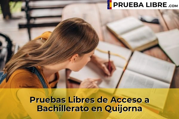 Pruebas Libres de Acceso a Bachillerato en Madrid 70 Pruebas Libres de Acceso a Bachillerato en Quijorna