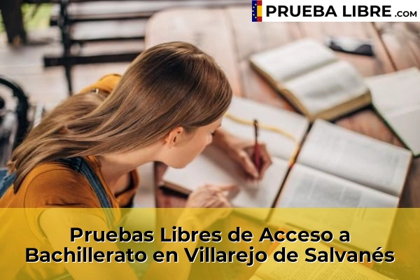 Pruebas Libres de Acceso a Bachillerato en Madrid 94 Pruebas Libres de Acceso a Bachillerato en Villarejo de Salvanés