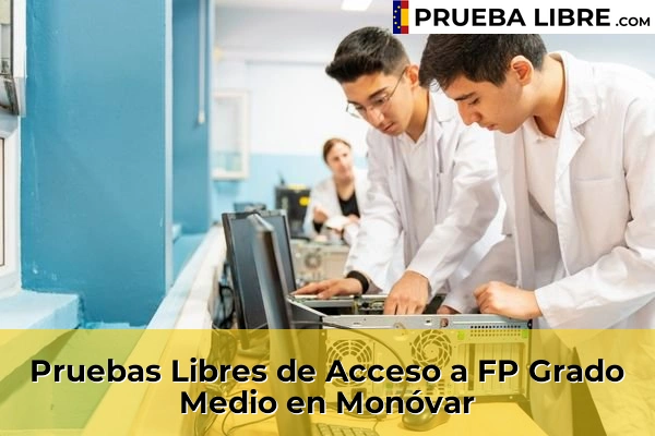 Pruebas Libres de Acceso a FP Grado Medio en Monforte del Cid 94 Pruebas Libres de Acceso a FP Grado Medio en Monóvar