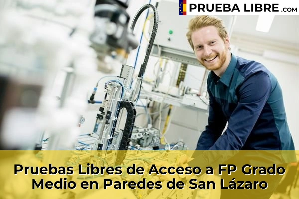 Pruebas Libres de Acceso a FP Grado Medio en Carballo 89 Pruebas Libres de Acceso a FP Grado Medio en Paredes de San Lázaro