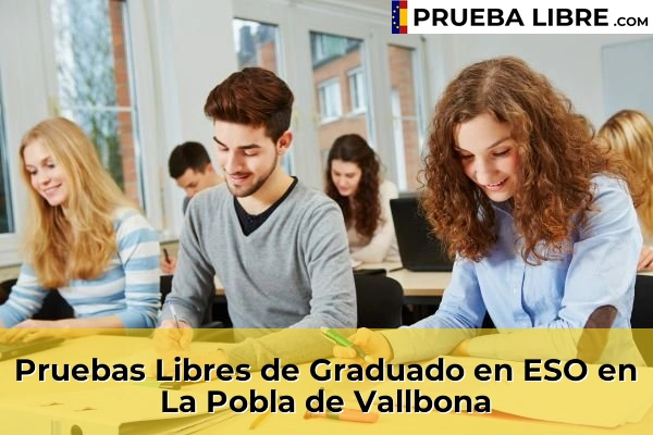 Pruebas Libres de Graduado en ESO en Xirivella 150 Pruebas Libres de Graduado en ESO en La Pobla de Vallbona