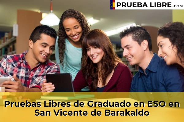 Pruebas Libres de Graduado en ESO en Mimetiz 96 Pruebas Libres de Graduado en ESO en San Vicente de Barakaldo