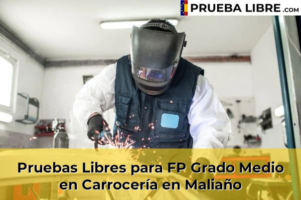 Pruebas Libres para FP Grado Medio en Carrocería en Maliaño