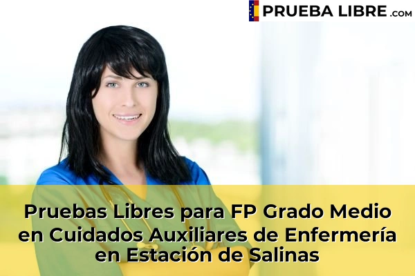 Pruebas Libres para FP Grado Medio en Cuidados Auxiliares de Enfermería en Churriana 68 Pruebas Libres para FP Grado Medio en Cuidados Auxiliares de Enfermería en Estación de Salinas