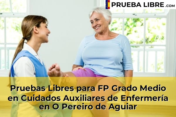 Pruebas Libres para FP Grado Medio en Cuidados Auxiliares de Enfermería en San Cibrao das Viñas 55 Pruebas Libres para FP Grado Medio en Cuidados Auxiliares de Enfermería en O Pereiro de Aguiar