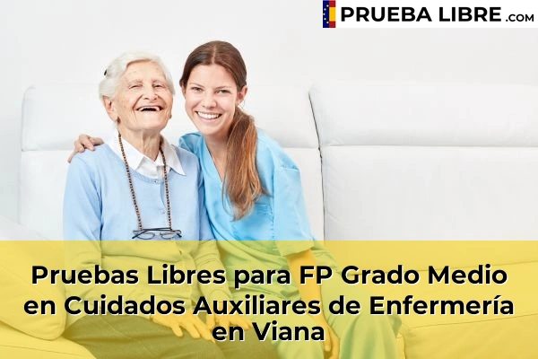 Pruebas Libres para FP Grado Medio en Cuidados Auxiliares de Enfermería en Viana