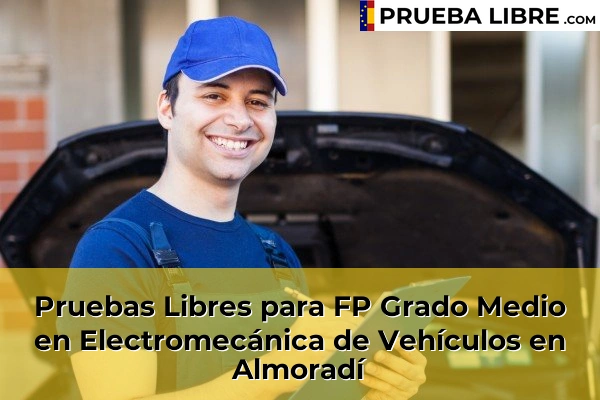 Pruebas Libres para FP Grado Medio en Electromecánica de Vehículos en Elche 51 Pruebas Libres para FP Grado Medio en Electromecánica de Vehículos en Almoradí