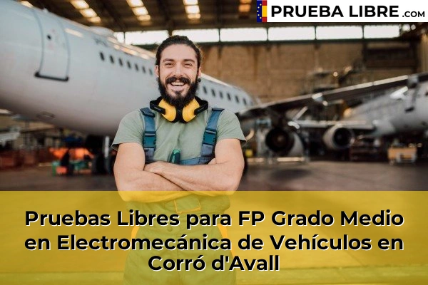 Pruebas Libres para FP Grado Medio en Electromecánica de Vehículos en Corró d'Avall