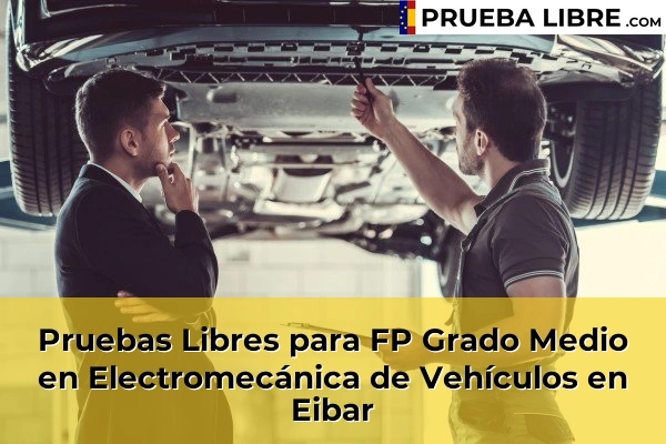 Pruebas Libres para FP Grado Medio en Electromecánica de Vehículos en Puntalea 53 Pruebas Libres para FP Grado Medio en Electromecánica de Vehículos en Eibar