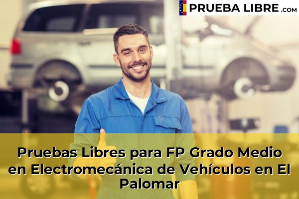 Pruebas Libres para FP Grado Medio en Electromecánica de Vehículos en Xirivella 120 Pruebas Libres para FP Grado Medio en Electromecánica de Vehículos en El Palomar