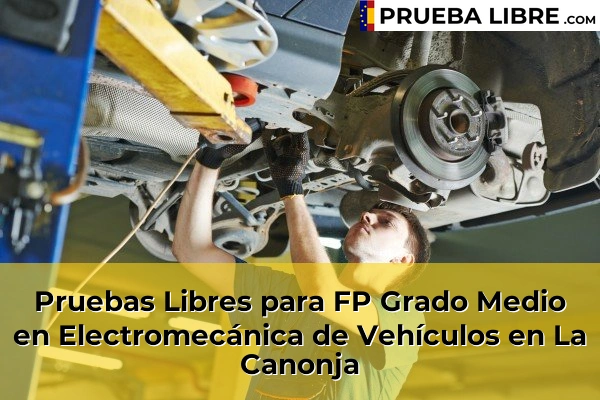 Pruebas Libres para FP Grado Medio en Electromecánica de Vehículos en Amposta 57 Pruebas Libres para FP Grado Medio en Electromecánica de Vehículos en La Canonja