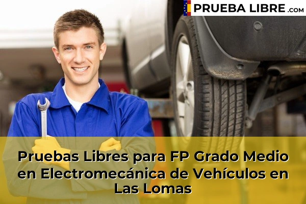 Pruebas Libres para FP Grado Medio en Electromecánica de Vehículos en Águilas 84 Pruebas Libres para FP Grado Medio en Electromecánica de Vehículos en Las Lomas