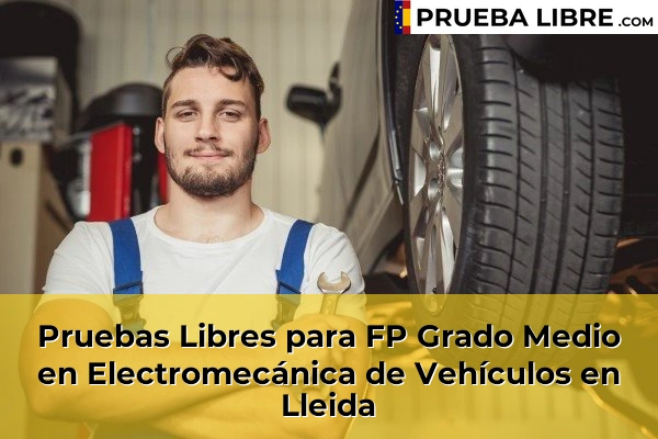 Pruebas Libres para FP Grado Medio en Electromecánica de Vehículos en Lleida