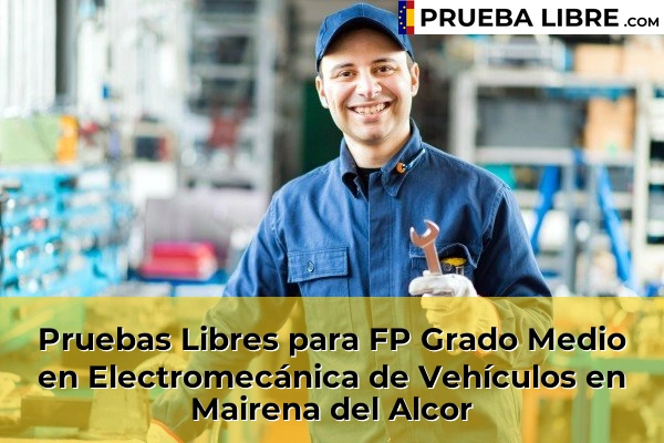 Pruebas Libres para FP Grado Medio en Electromecánica de Vehículos en Dos Hermanas 81 Pruebas Libres para FP Grado Medio en Electromecánica de Vehículos en Mairena del Alcor