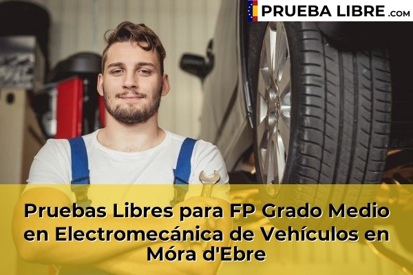 Pruebas Libres para FP Grado Medio en Electromecánica de Vehículos en Amposta 64 Pruebas Libres para FP Grado Medio en Electromecánica de Vehículos en Móra d'Ebre