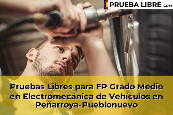 Pruebas Libres para FP Grado Medio en Electromecánica de Vehículos en Albendín 71 Pruebas Libres para FP Grado Medio en Electromecánica de Vehículos en Peñarroya-Pueblonuevo