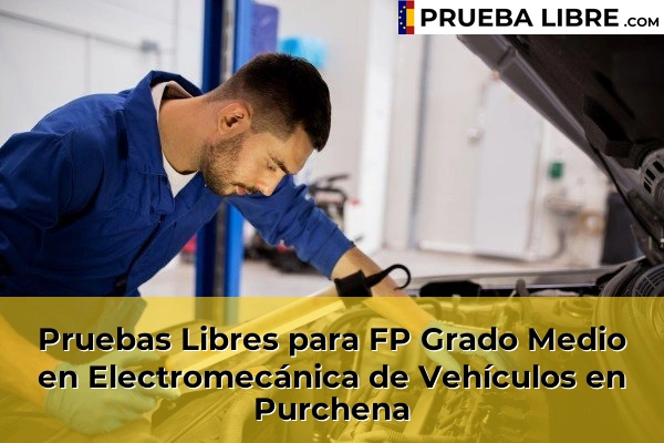 Pruebas Libres para FP Grado Medio en Electromecánica de Vehículos en Huércal-Overa 76 Pruebas Libres para FP Grado Medio en Electromecánica de Vehículos en Purchena