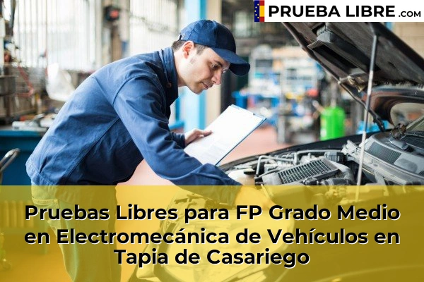 Pruebas Libres para FP Grado Medio en Electromecánica de Vehículos en Pravia 75 Pruebas Libres para FP Grado Medio en Electromecánica de Vehículos en Tapia de Casariego