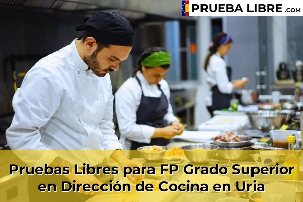 Pruebas Libres para FP Grado Superior en Dirección de Cocina en Doneztebe 102 Pruebas Libres para FP Grado Superior en Dirección de Cocina en Uria