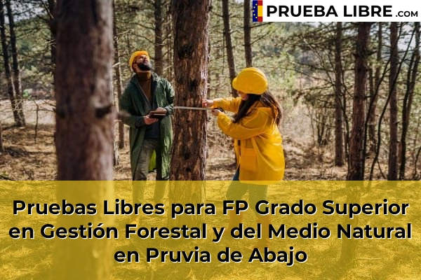 Pruebas Libres para FP Grado Superior en Gestión Forestal y del Medio Natural en Pruvia de Abajo