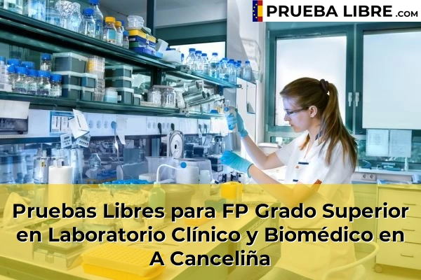 Pruebas Libres para FP Grado Superior en Laboratorio Clínico y Biomédico en O Porriño 45 Pruebas Libres para FP Grado Superior en Laboratorio Clínico y Biomédico en A Canceliña