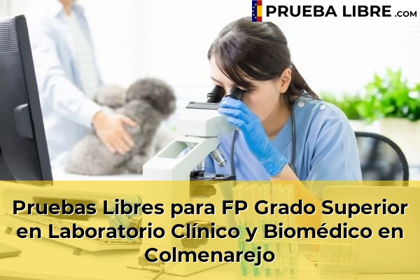 Pruebas Libres para FP Grado Superior en Laboratorio Clínico y Biomédico en Parla 71 Pruebas Libres para FP Grado Superior en Laboratorio Clínico y Biomédico en Colmenarejo