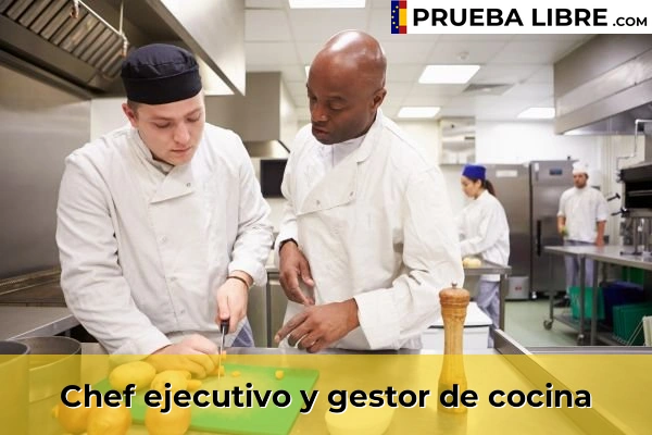 Chef ejecutivo y gestor de cocina