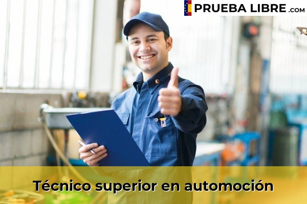 Empleo FP Grado Superior en Automoción 6 Técnico superior en automoción