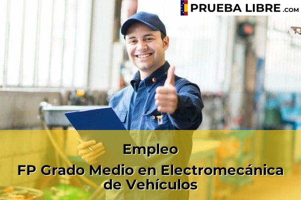 Pruebas Libres en España – Consigue tu título de ESO o FP 77 Empleo FP Grado Medio en Electromecánica de Vehículos
